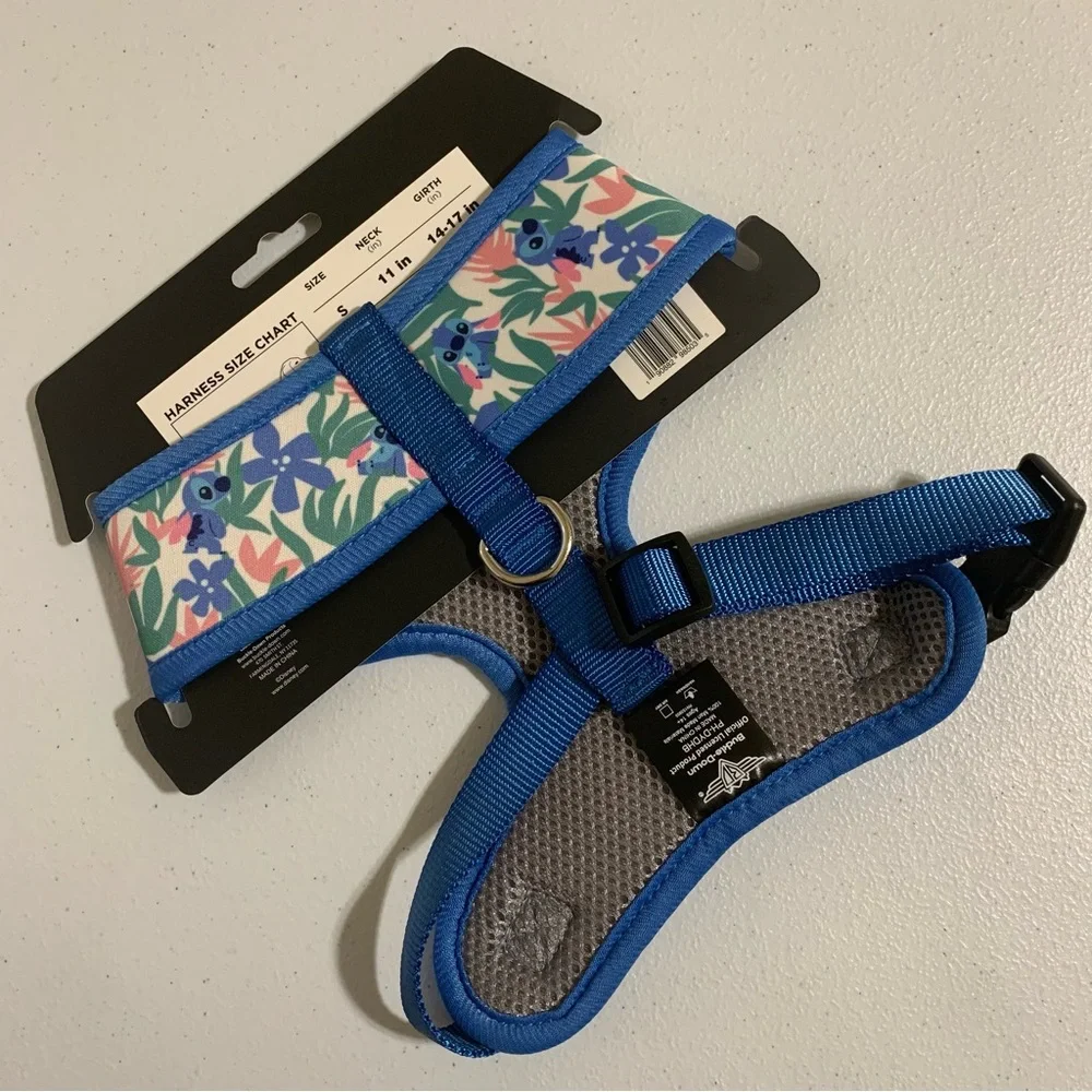 Disney Lilo & Stitch Pet Harness-Size M New
